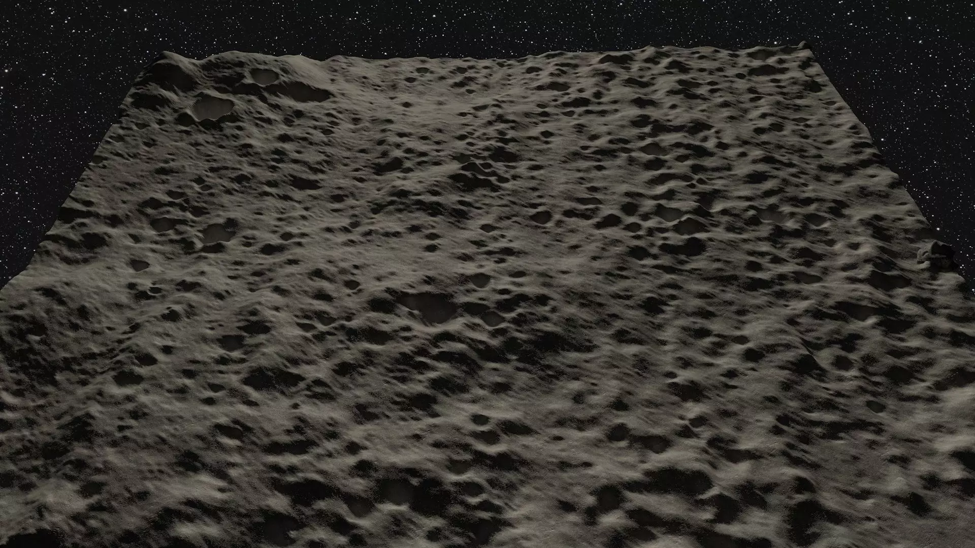 Realistic Moon Surface 3D model_0