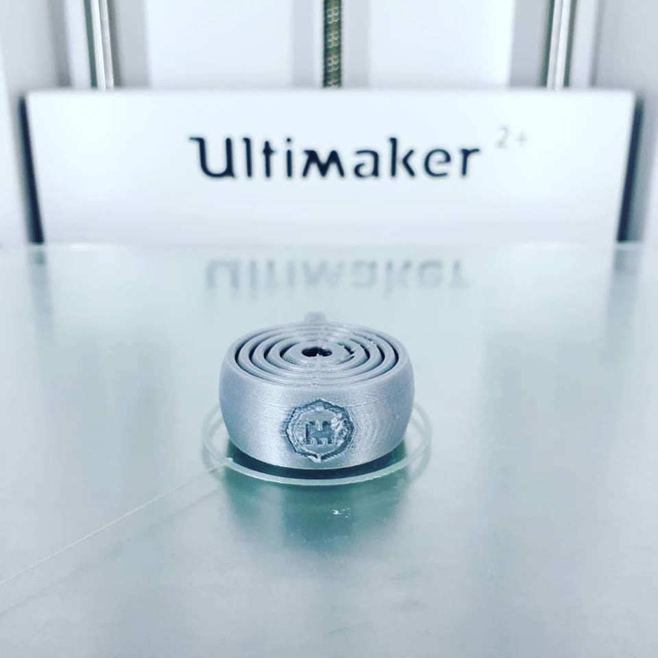 Gyroscopic Keychain gadget 3D print model_7