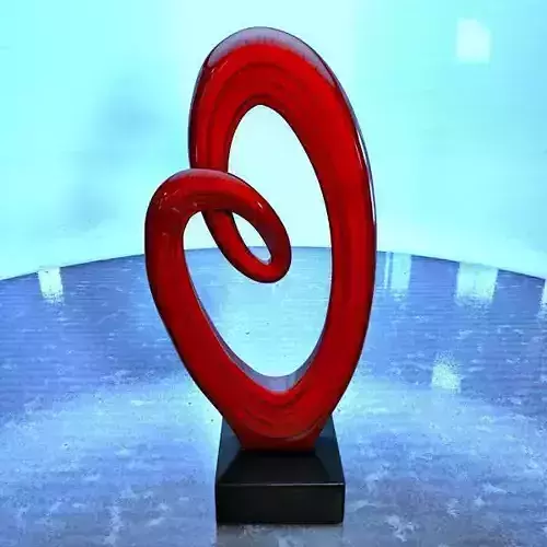 Abstract heart decoration