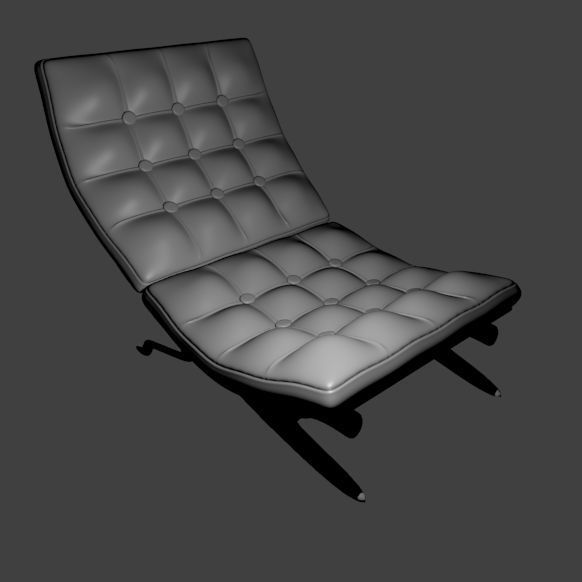 Barcelona chairs Free 3D model_1
