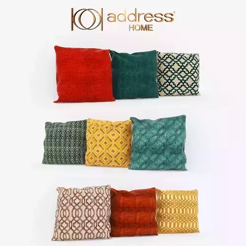 Set-134 three pillows 3D model