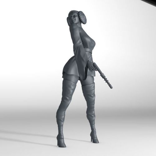 Princess Leia 3D model