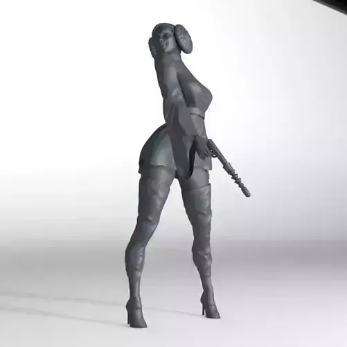Princess Leia 3D model