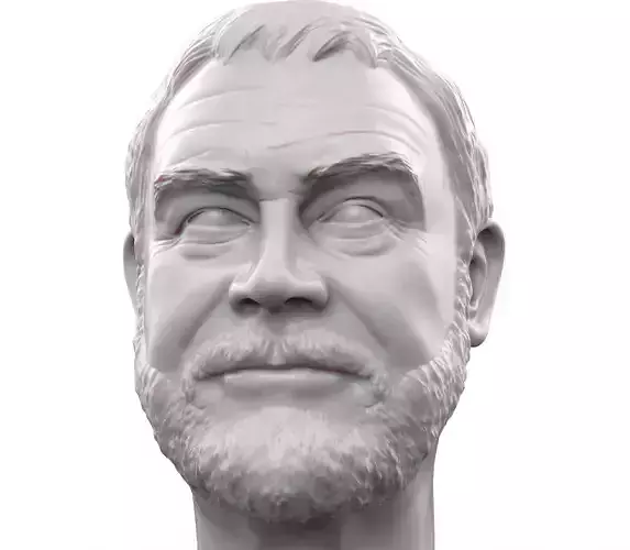 Sean Connery 3D printable portrait sculpture  3D print model Sean Connery 3D printable portrait sculpture  3D print model