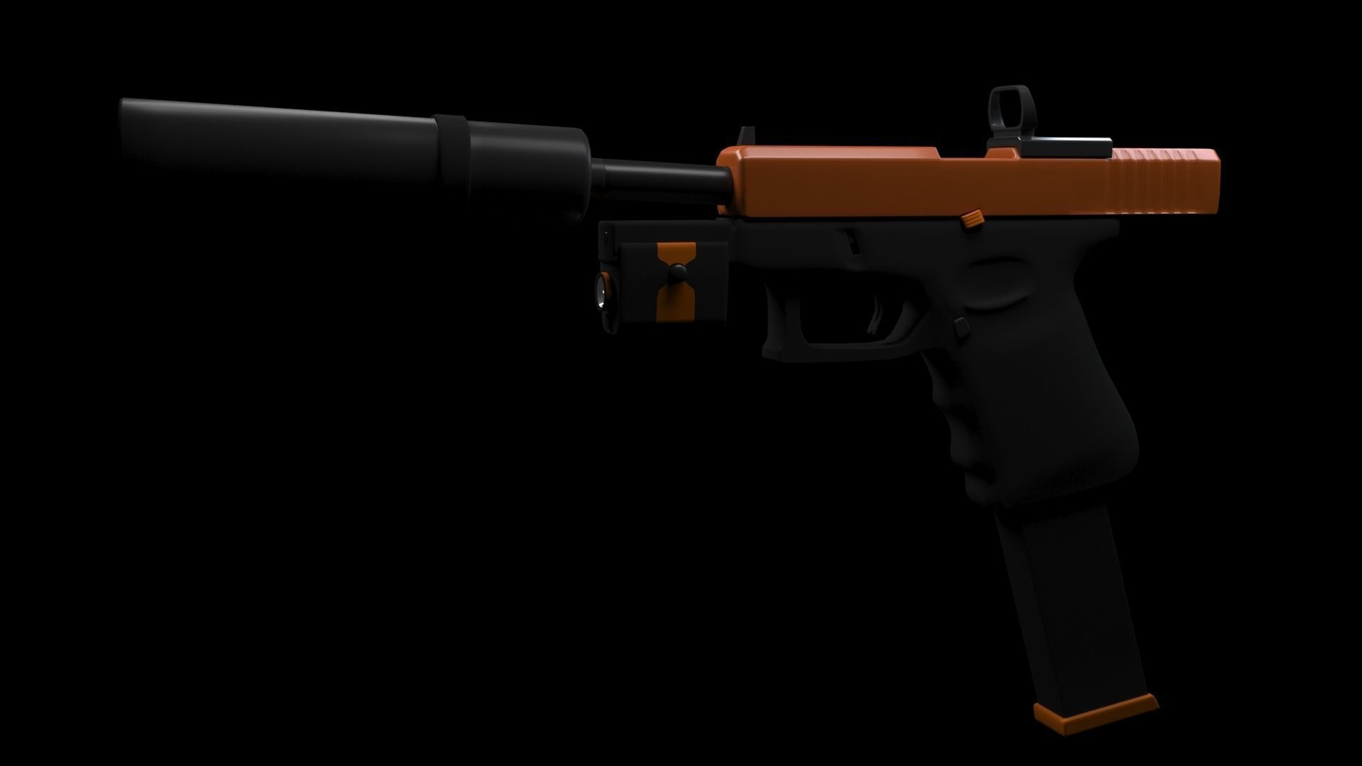 Glock 007 Free 3D model_3