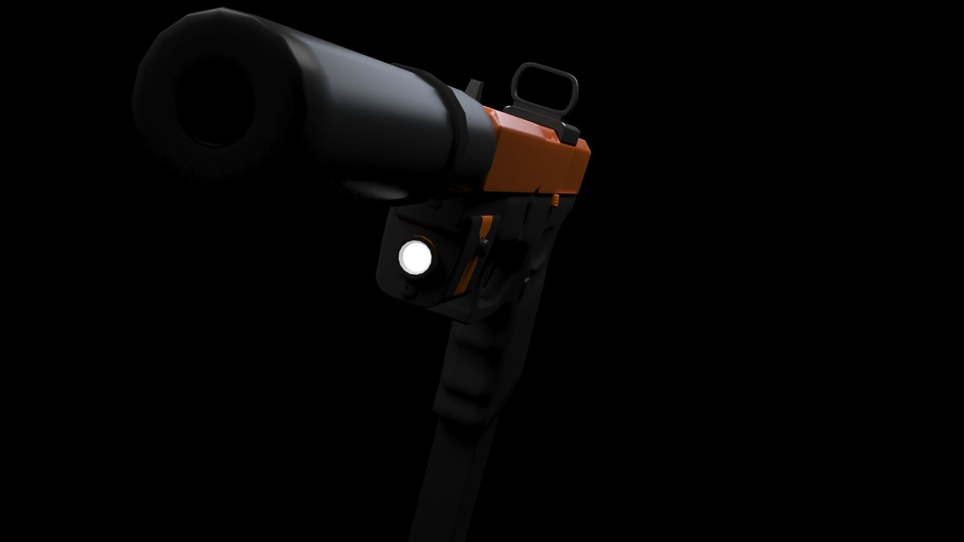 Glock 007 Free 3D model_1