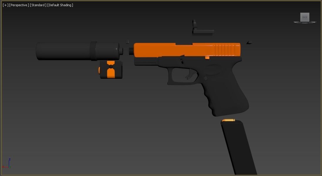 Glock 007 Free 3D model_12