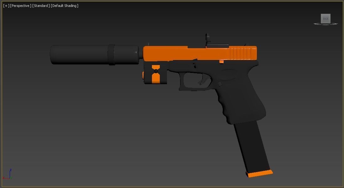 Glock 007 Free 3D model_13