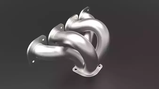 Turbo Exhaust Manifold 3D print model