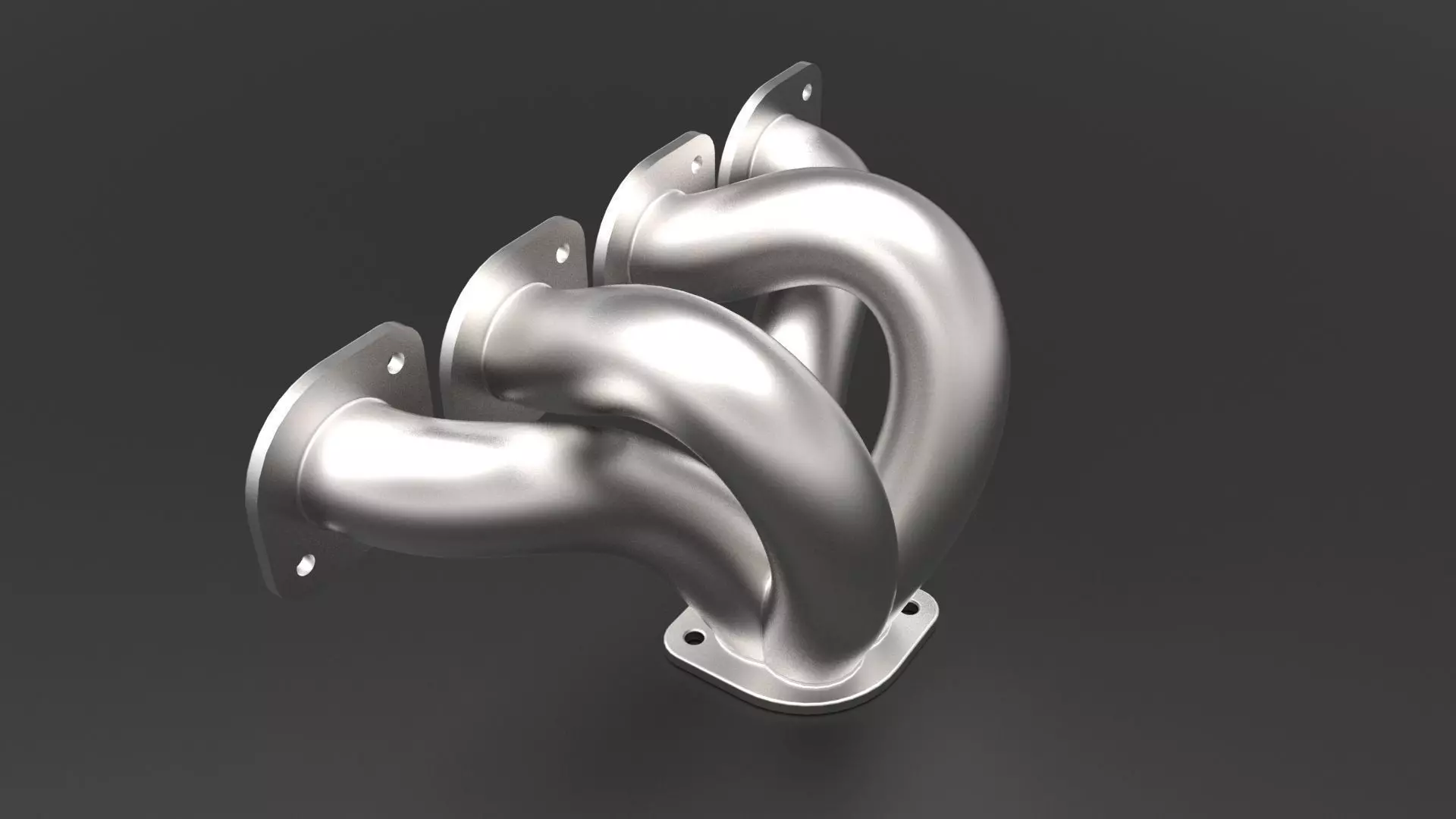 Turbo Exhaust Manifold 3D print model_0