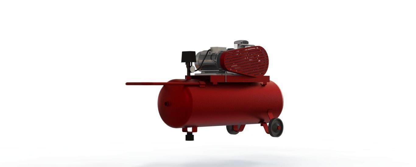 air compressor - air tank 3D print model_5