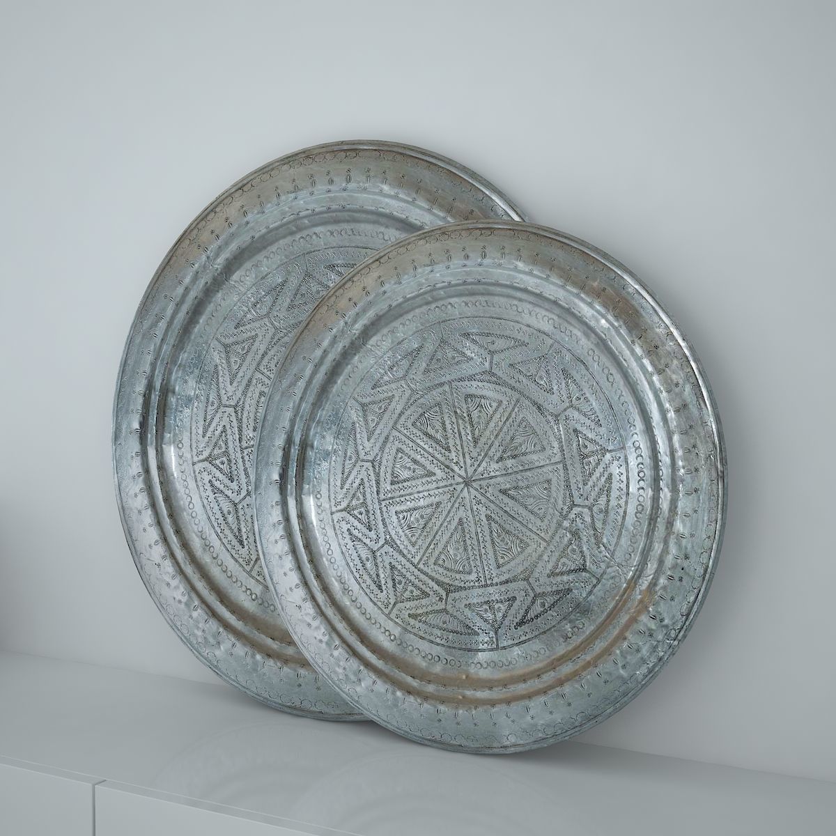 Moroccan Antique Tray 3D model 3D model_2