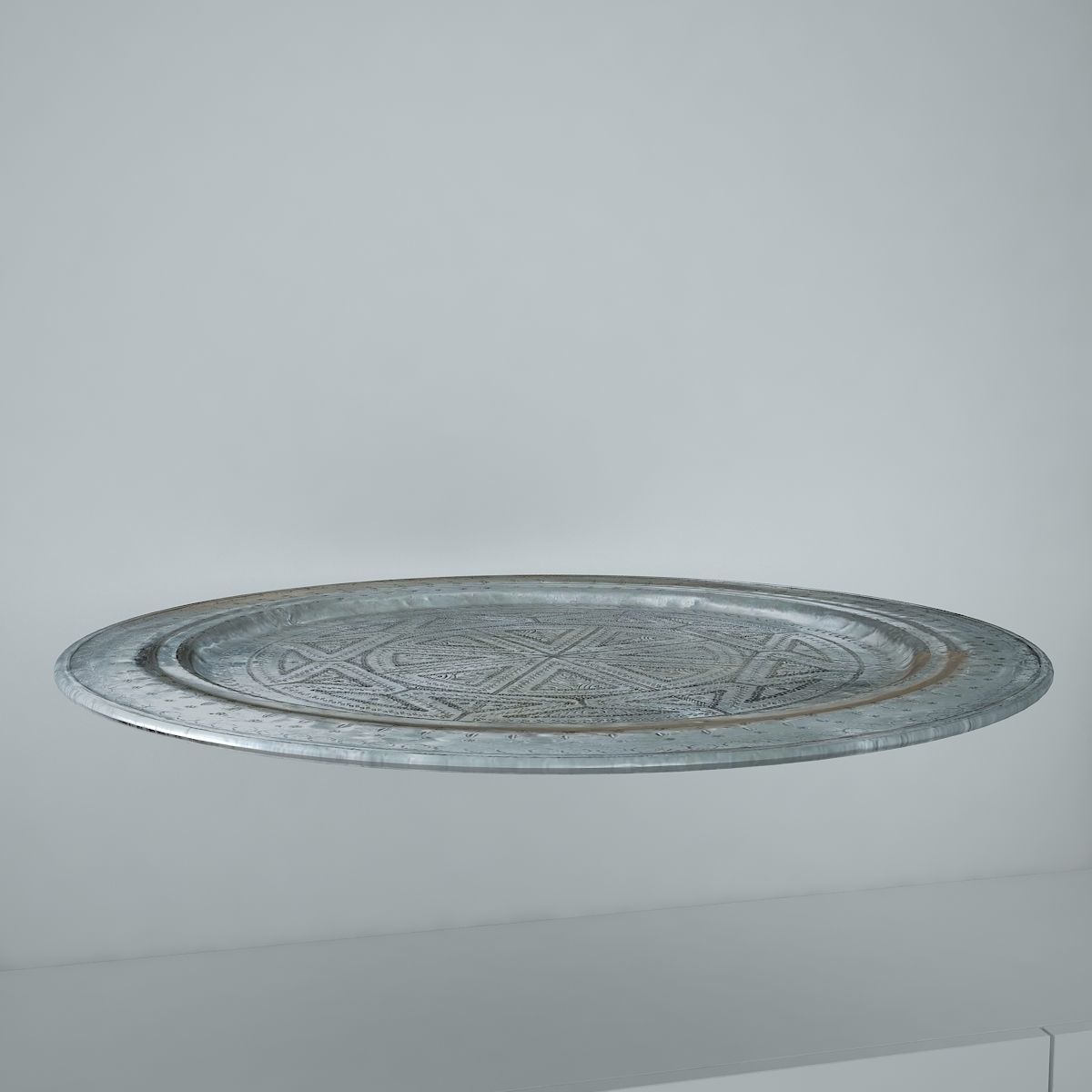 Moroccan Antique Tray 3D model 3D model_4