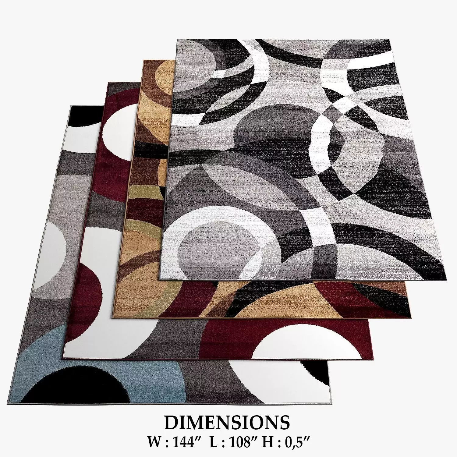 Area Rugs 1 3D model_0