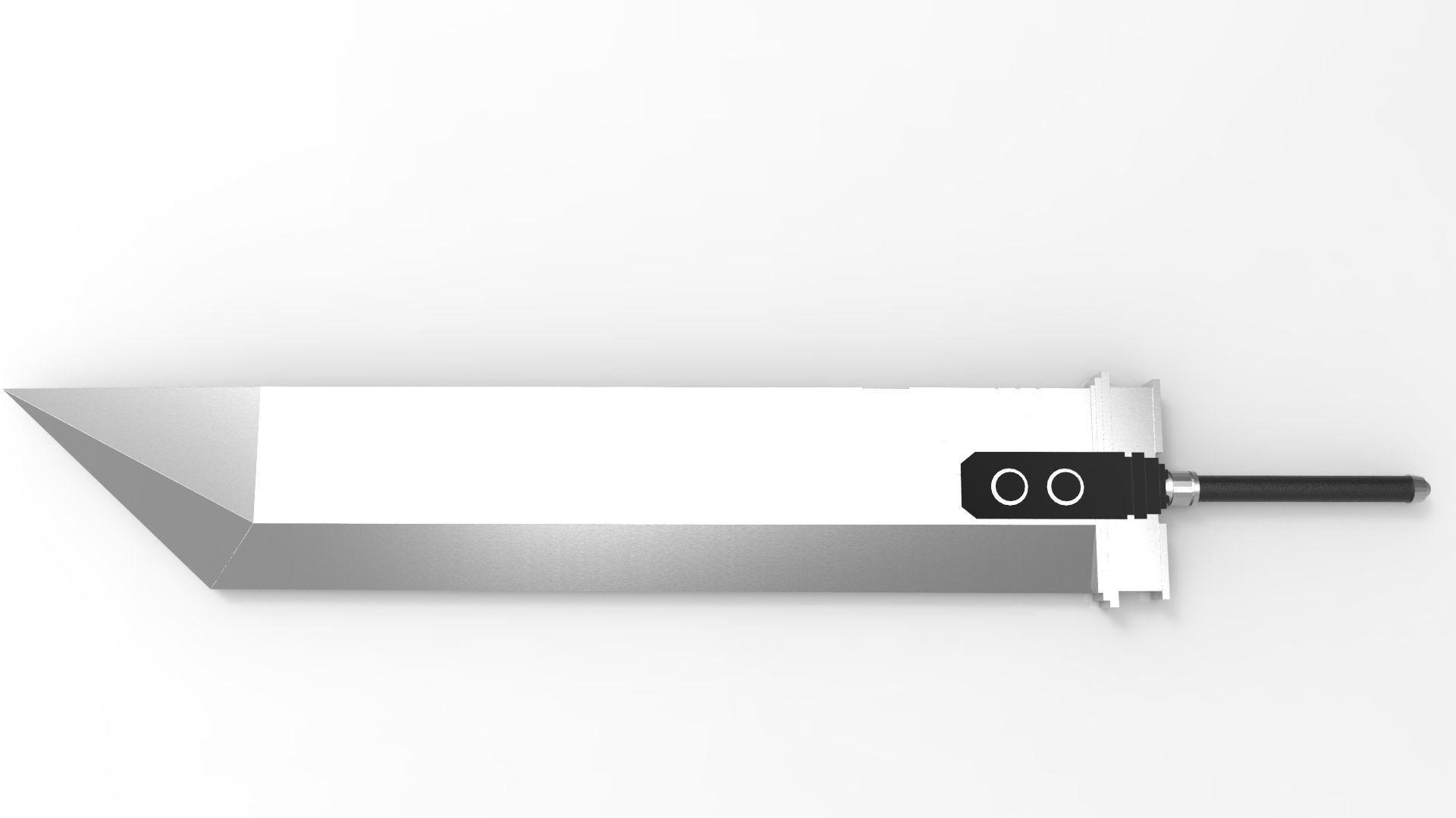 Cloud Sword Free 3D model_5