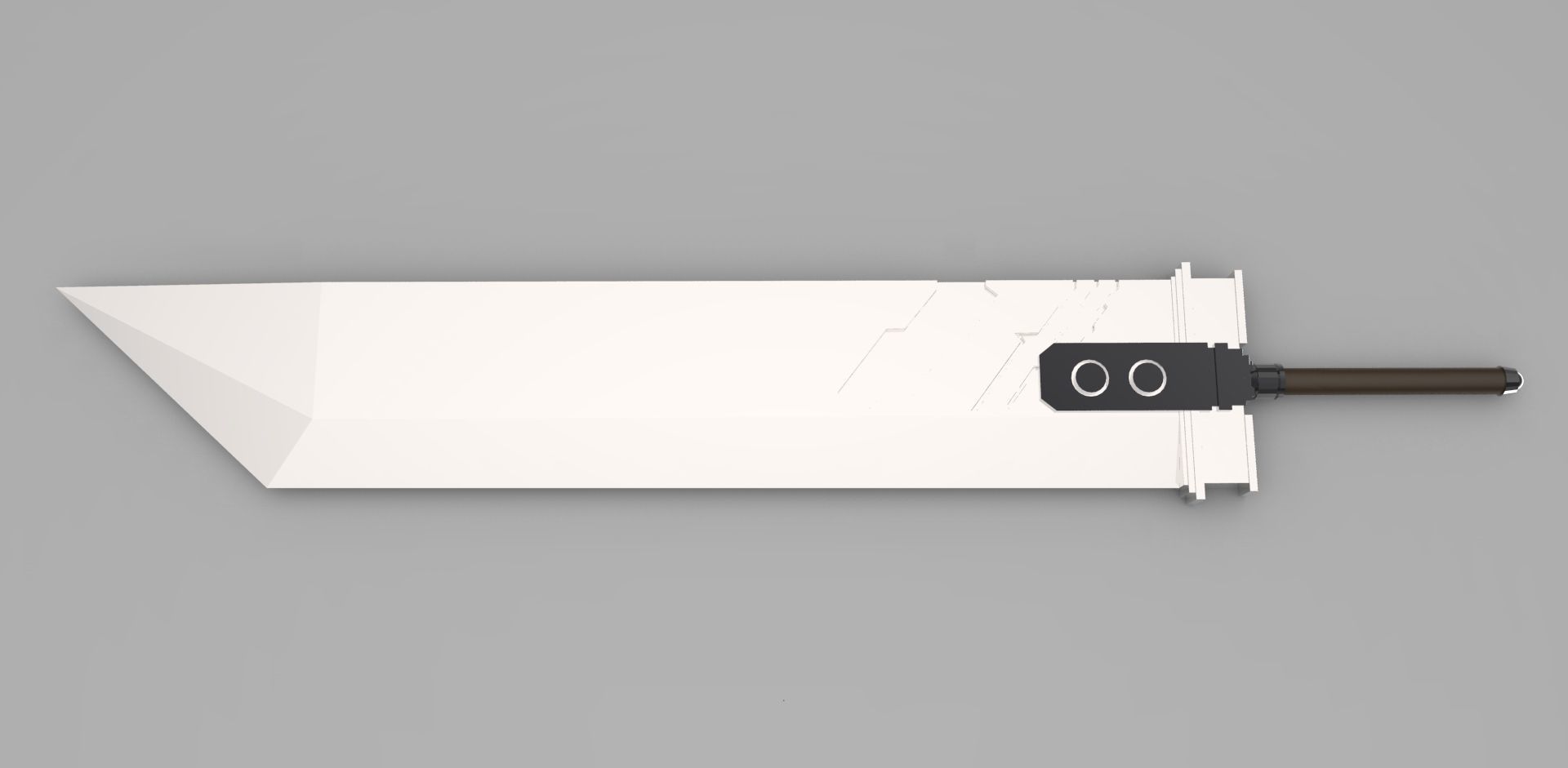 Cloud Sword Free 3D model_4