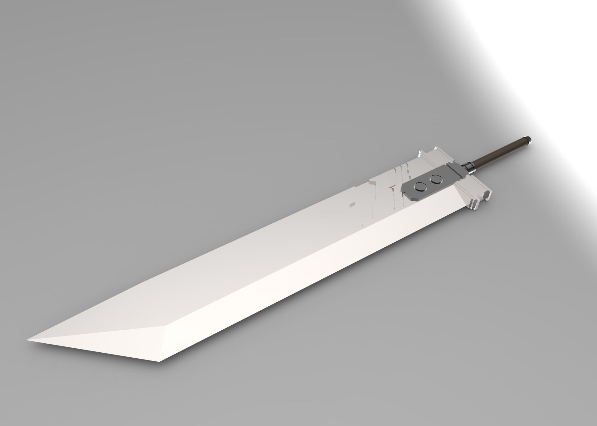 Cloud Sword Free 3D model_3
