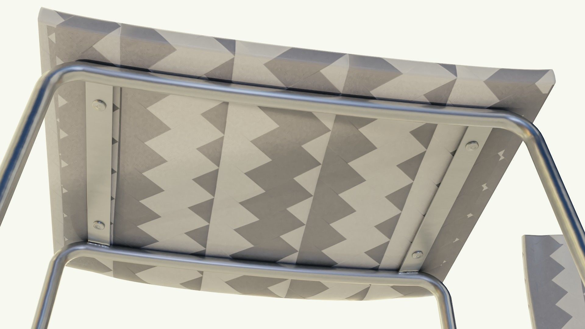 Barstool - models a and b Low-poly 3D model_4