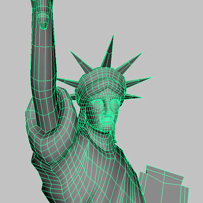 Statue of Liberty USA 3D model_58