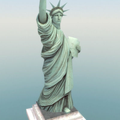 Statue of Liberty USA 3D model_57