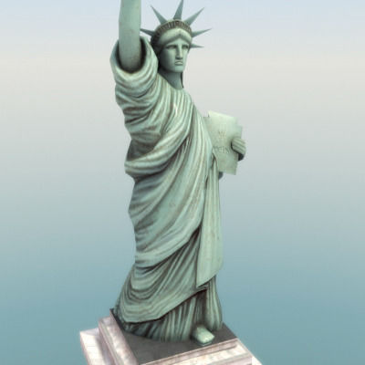 Statue of Liberty USA 3D model_60