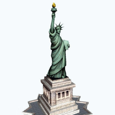 Statue of Liberty USA 3D model_56