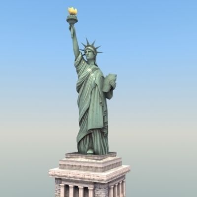 Statue of Liberty USA 3D model_52