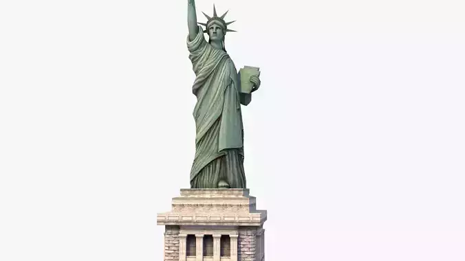Statue of Liberty USA 3D model