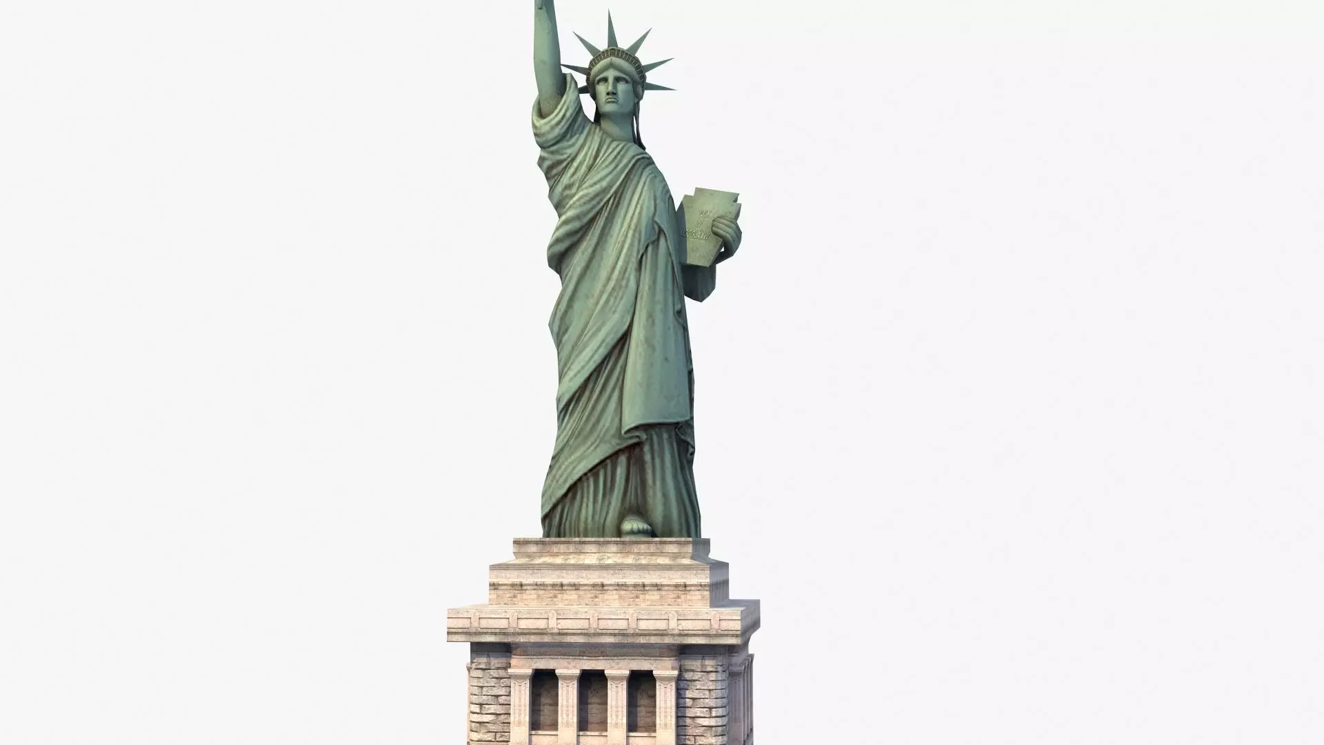 Statue of Liberty USA 3D model_0