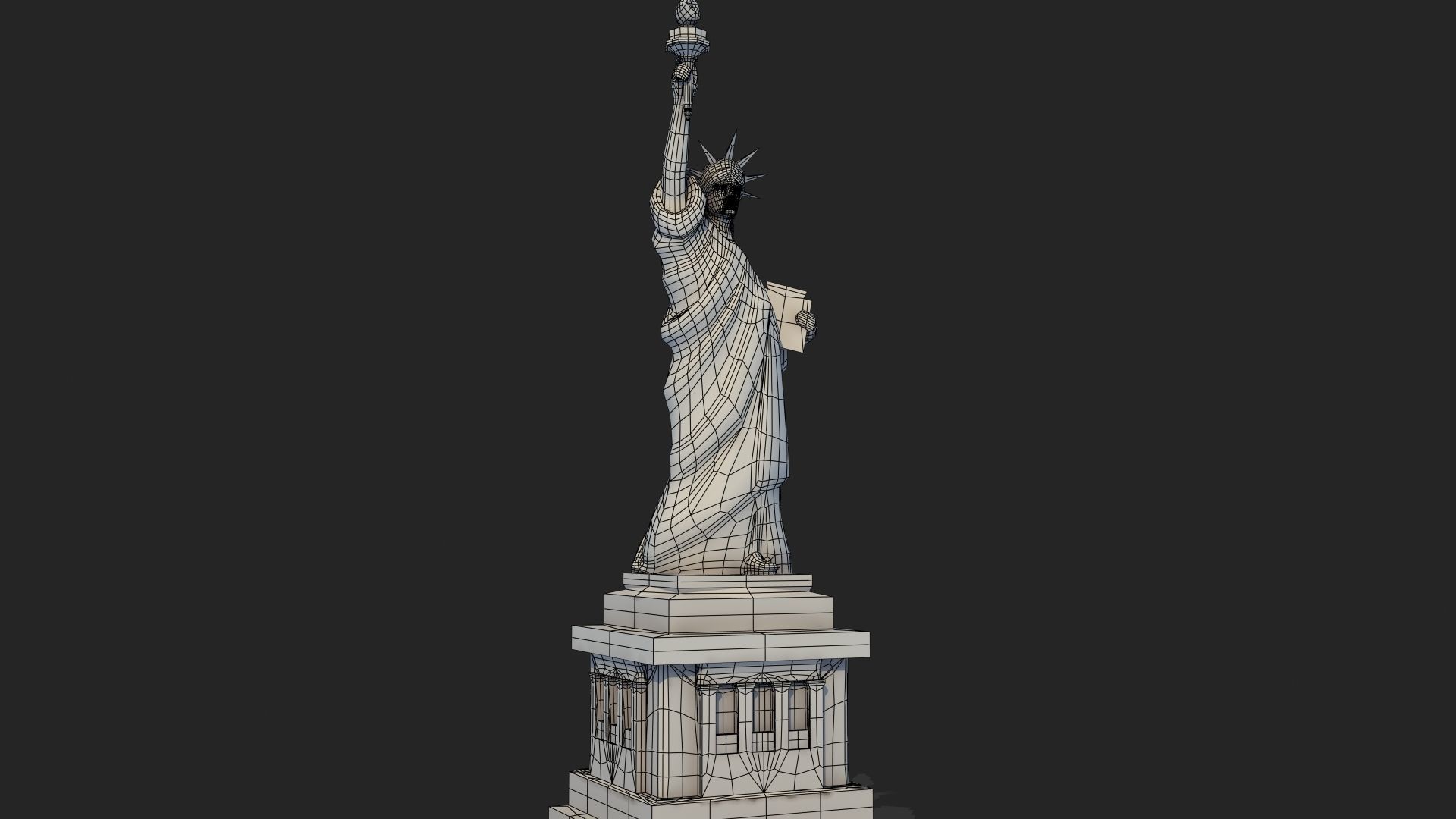 Statue of Liberty USA 3D model_45