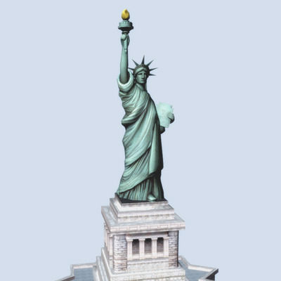 Statue of Liberty USA 3D model_59