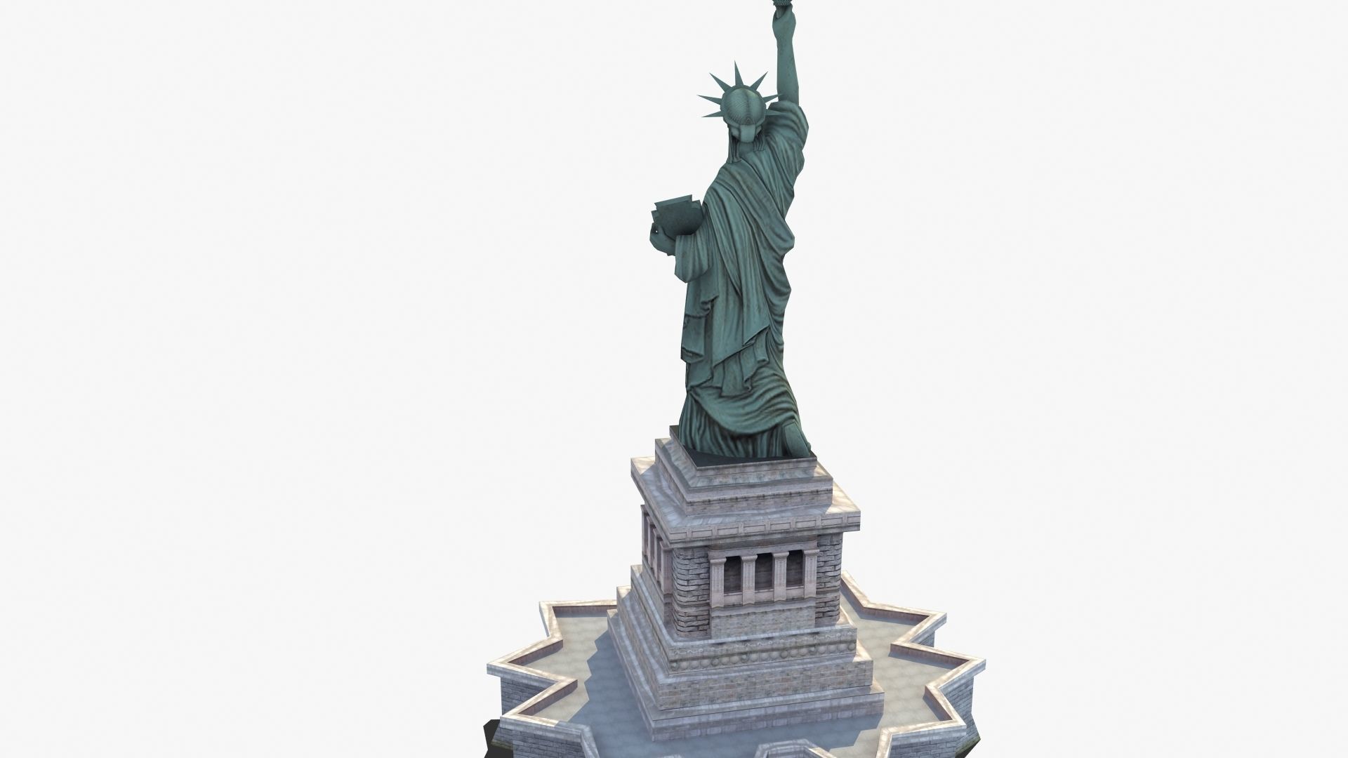 Statue of Liberty USA 3D model_34