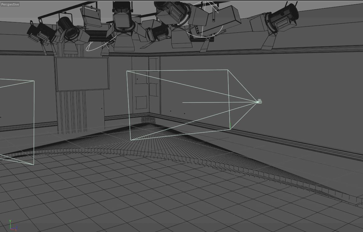 Virtual Studio 001 - News Studio 3D model_7