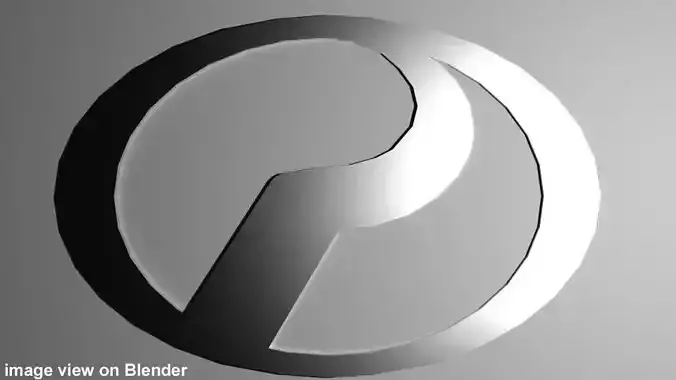 Logo Perodua Kancil Car 3D model