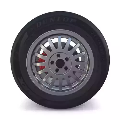 Generic Alloy Wheel and Brake
