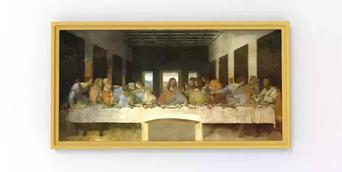 The Last Supper painting by Leonardo da Vinci for 3D printing 3D print model