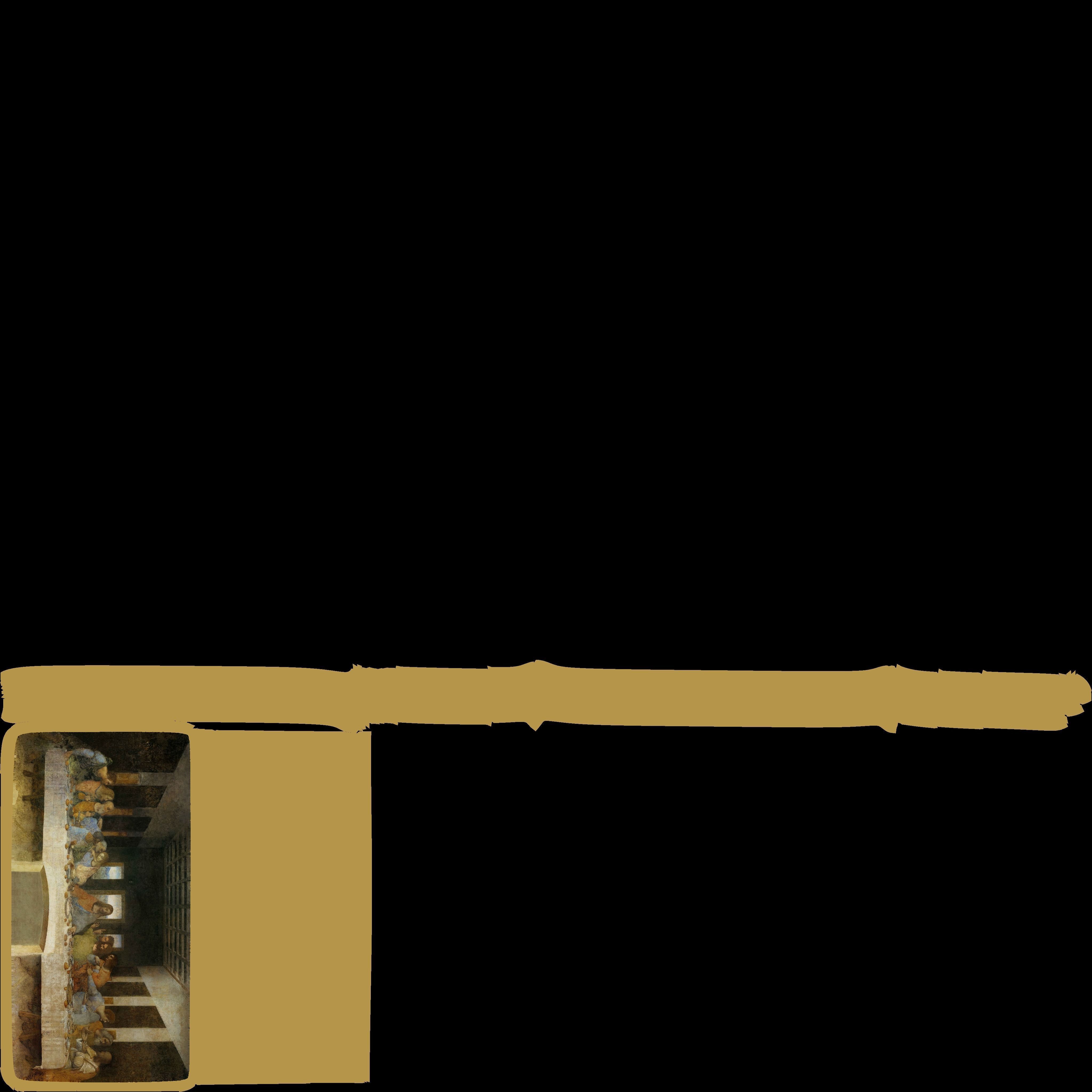 The Last Supper painting by Leonardo da Vinci for 3D printing 3D print model_36