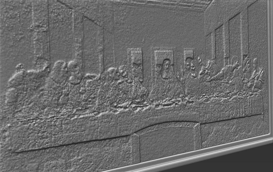 The Last Supper painting by Leonardo da Vinci for 3D printing 3D print model_24