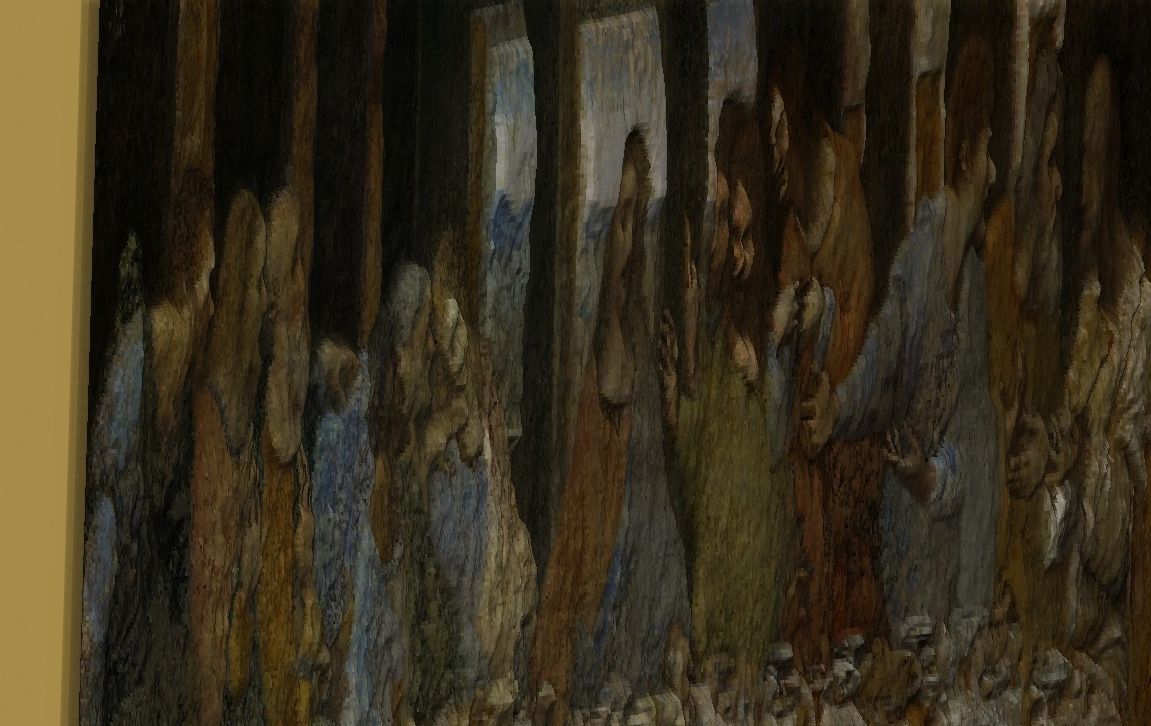 The Last Supper painting by Leonardo da Vinci for 3D printing 3D print model_17