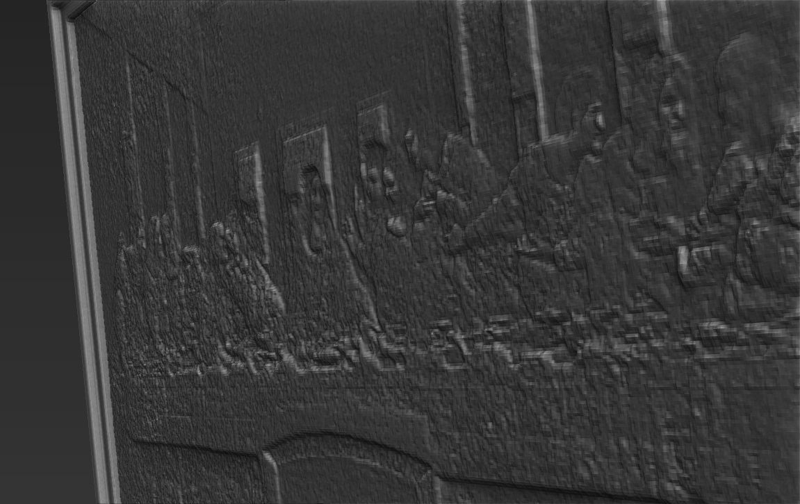 The Last Supper painting by Leonardo da Vinci for 3D printing 3D print model_26