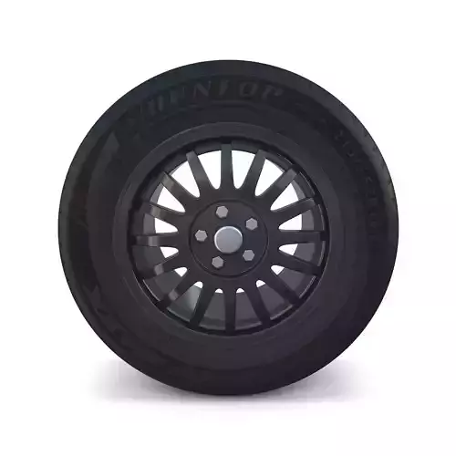 Generic Dark Alloy Wheel 3D model