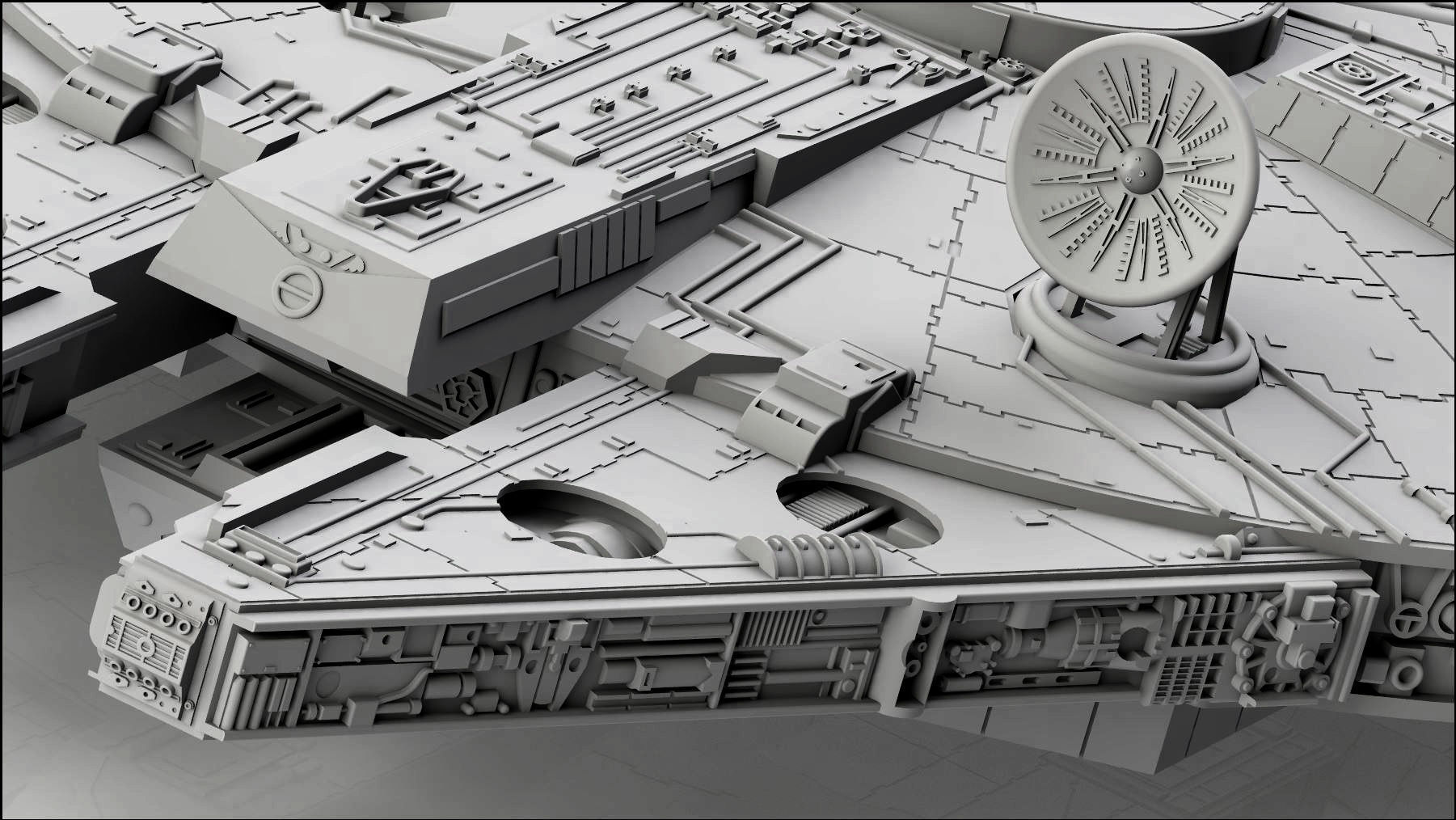 Millennium Falcon 3D print model_13