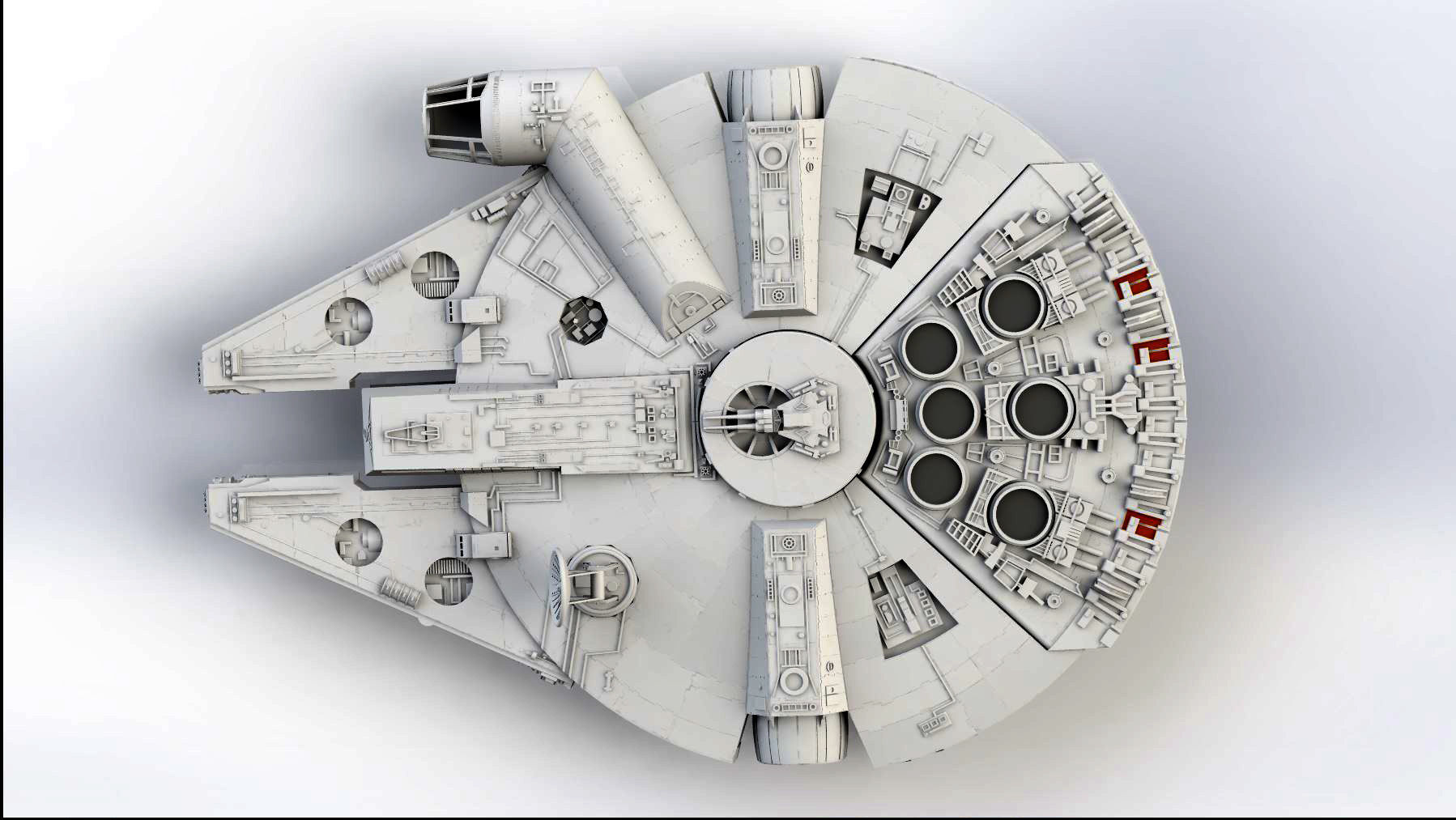 Millennium Falcon 3D print model_10