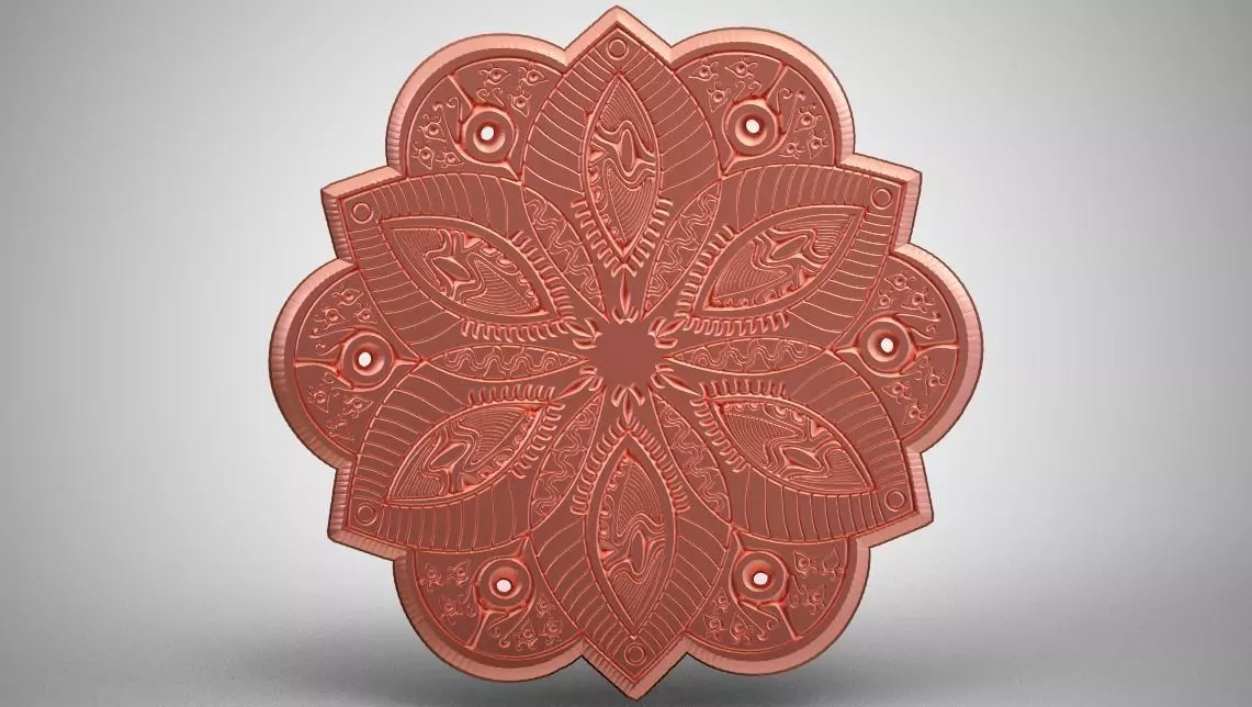 Tattoo Style Ornament 3D print model