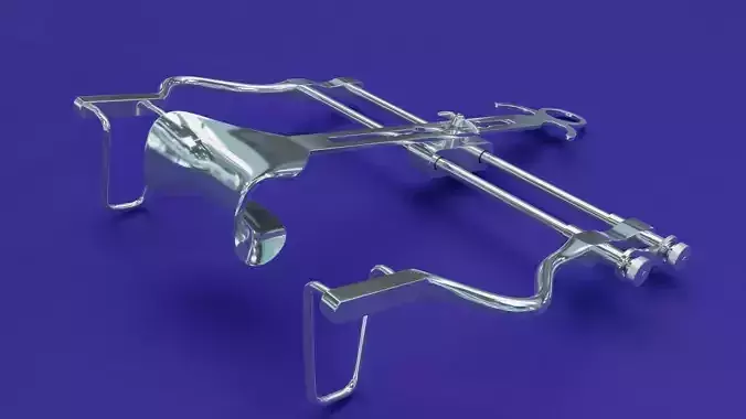  Balfour retractor  3D model
