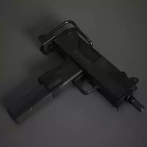 Mac 10 SMG Low-poly 3D model