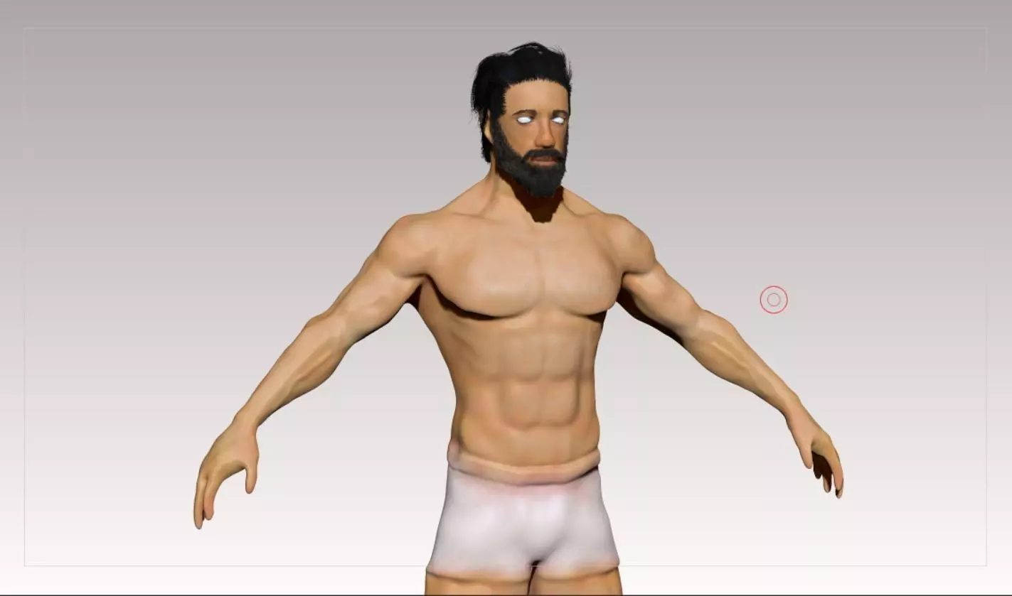 Human Character 3D model_0