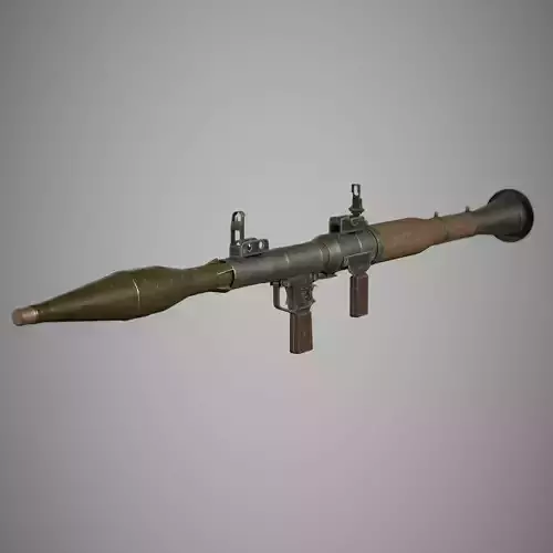 RPG 7 Launcher Low-poly 3D model