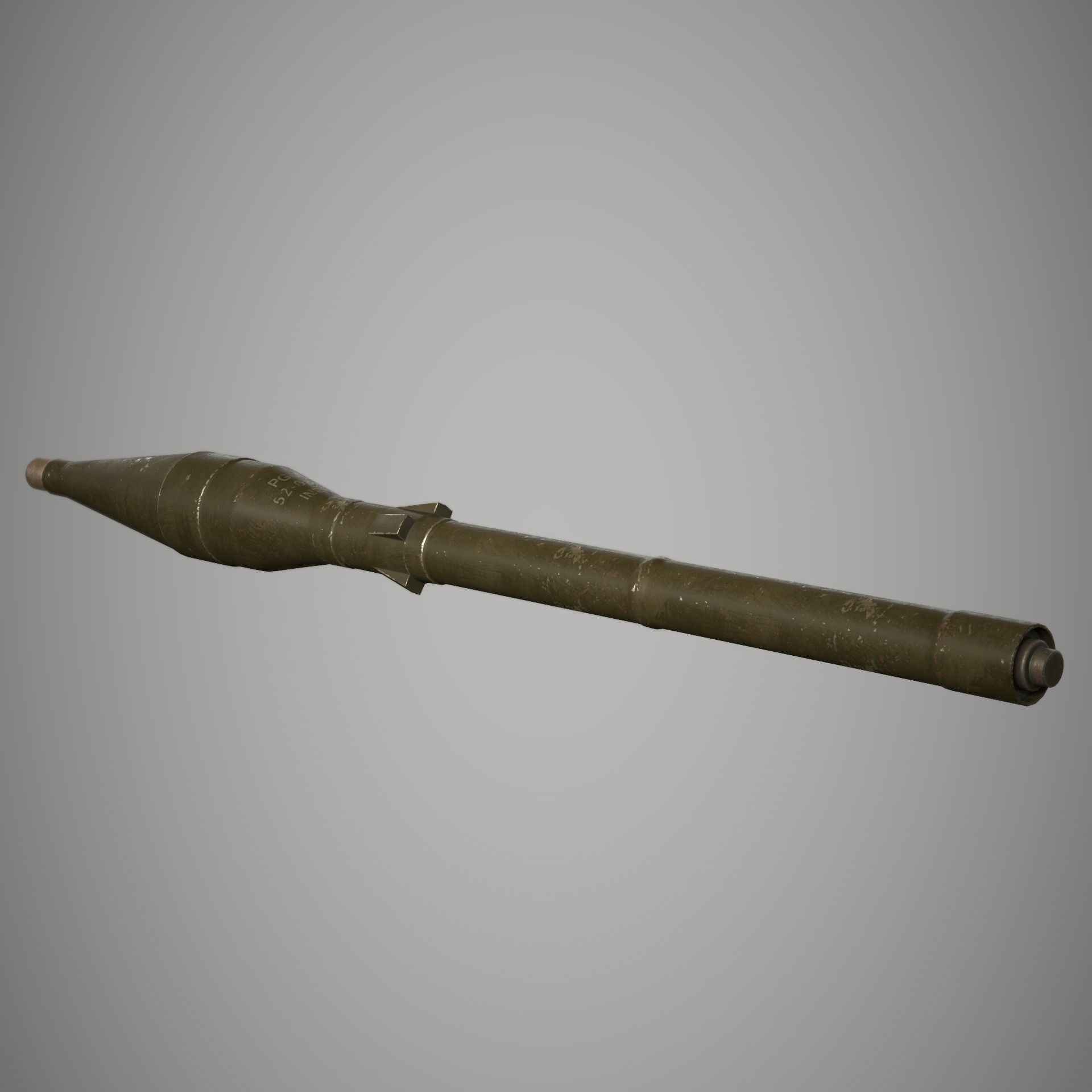 RPG 7 Launcher Low-poly 3D model_14