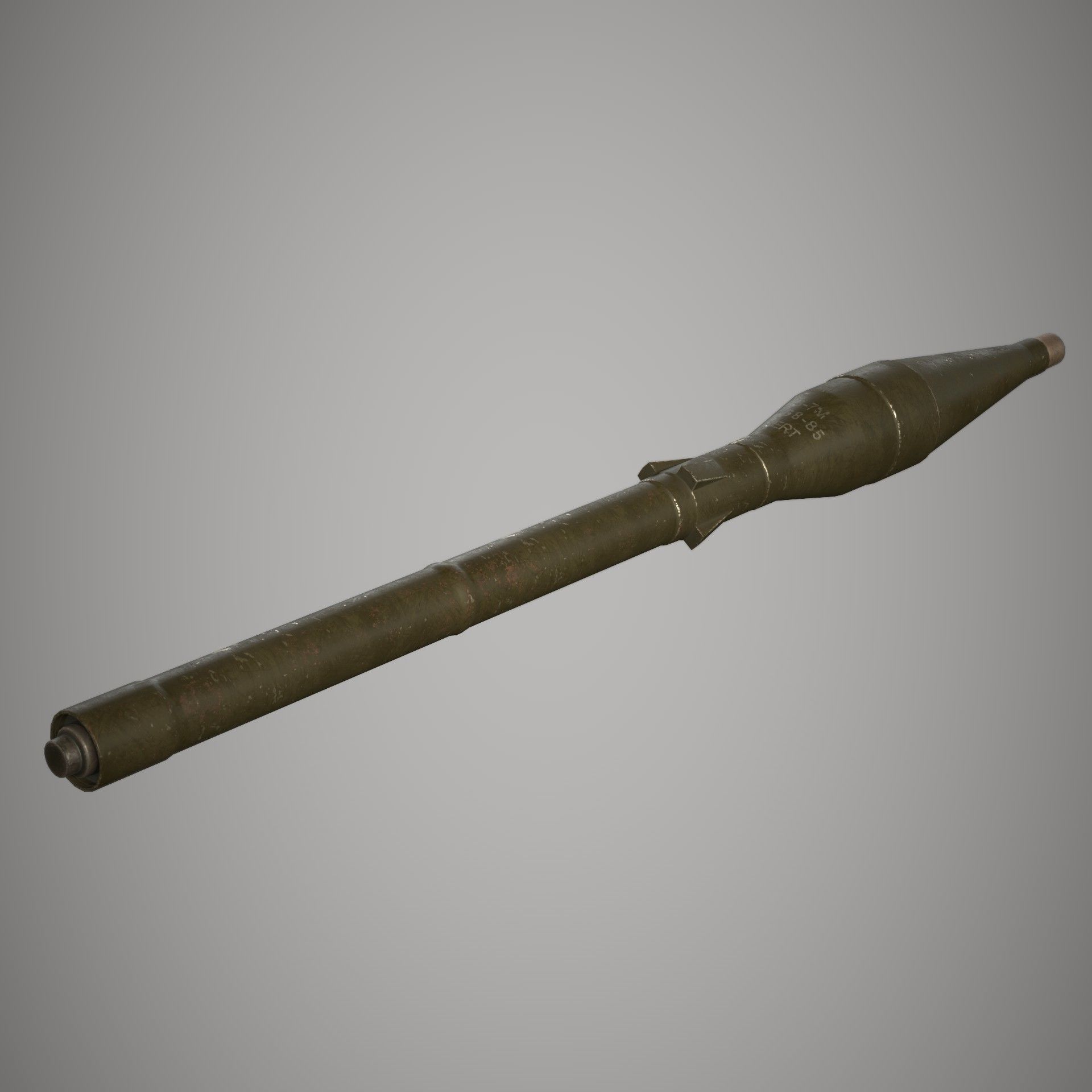 RPG 7 Launcher Low-poly 3D model_15